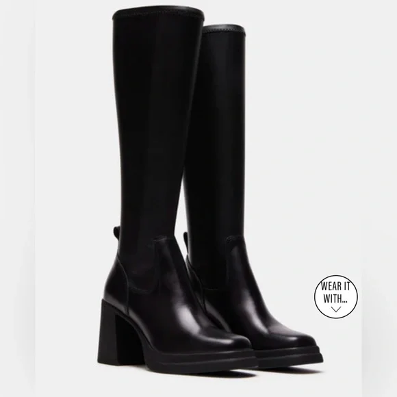 ZENOVIA Steve Madden Boots 8 - Picture 2 of 5